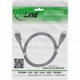 InLine® HDMI cable, HDMI High Speed with Ethernet, male / male, black, 2m