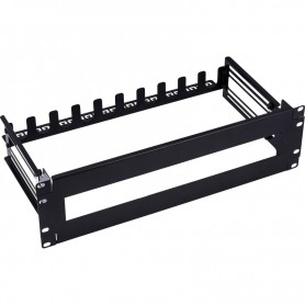 InLine® 19\" circuit breaker strip 3U, with depth-adjustable top-hat rail
