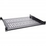 InLine® 19\" shelf, 350mm, 50kg, 1U, RAL 9005 black