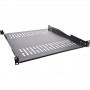 InLine® 19\" shelf, 550mm, 50kg, 1U, RAL 9005 black