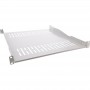 InLine® 19\" shelf, 550mm, 50kg, 1U, RAL 7035 grey