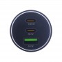 InLine® USB car power adapter Power Delivery, 2x USB-C + QC USB-A, black