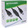 InLine® USB 2.0 active cable, USB-A male to USB-B male, 10m