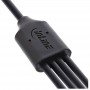 InLine® USB 4in1 Y-charging cable, 1x USB-A male to 4x USB-C male, black 2m