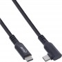 InLine® USB 3.2 Gen.1 Cable, USB Type-C male/male angled for VR, black, 5m