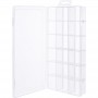 InLine® Small Components Box, 18 compartments, 207x110x27mm, transparent