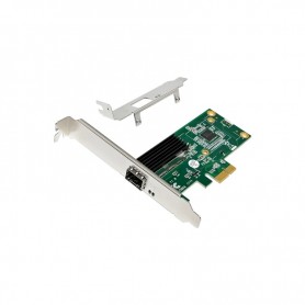 InLine® Gigabit network card, 1x SFP, PCIe x1, incl. low profile slot bracket