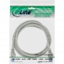 InLine® Patch cable, Cat.6A, S/FTP, TPE flexible, grey, 0.25m