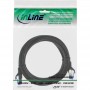 InLine® Patch cable, Cat.6A, S/FTP, TPE flexible, black, 0.25m