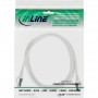 InLine® Patch cable, Cat.6A, S/FTP, TPE flexible, white, 0.25m