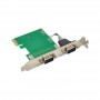 InLine® Interface Card 2x Serial 9 Pin PCIe (PCI-Express)