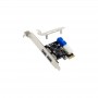 InLine® 2+2ports USB 3.2 Gen.1 host controller, PCIe, w/SATA power + LP bracket