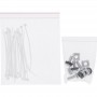 InLine® 16-way patch panel, Keystone empty panel with 3 brackets, 19\", 1U grey