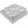 InLine® FTTH empty termination box for up to 4x LC duplex / 4x SC simplex, white