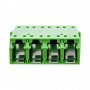 InLine® fibre optic coupler, quad LC/LC, singlemode, green, ceramic sleeve