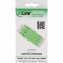 InLine® Fiber Optical Adapter Duplex LC/LC SM Ceramic Sleeve green