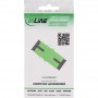 InLine® Fibre optic adapter, simplex SC/SC, SM, ceramic, internal shutter, green