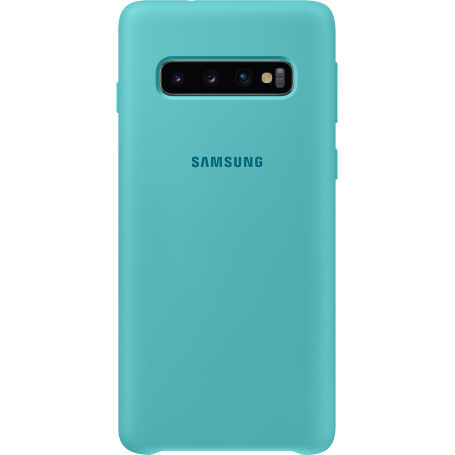 Coque semi-rigide verte Samsung EF-PG973TG pour Galaxy S10 G973