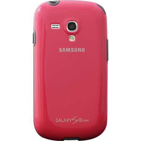 Coque Samsung EFC-1M7BP rose pour Galaxy S3 Mini I8190