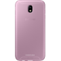 Coque semi-rigide Samsung EF-AJ730TP rose pour Galaxy J7 J730 2017