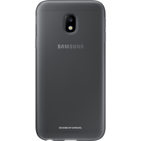 Coque semi-rigide Samsung EF-AJ330TB noire translucide pour Galaxy J3 J330 2017
