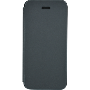 Etui coque made in France noir avec rabat pour iPhone 5C