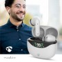 Écouteurs entièrement sans fil | ANC (Active Noise Cancelling) | Bluetooth® | Durée de lecture maximale de batterie: 30 heures | Contrôle tactile | Boîtier de charge | Étui de chargement sans fil | Microphone intégré | Support de commande vocale | Blanc