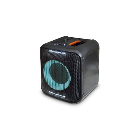 Haut-parleur BlueTooth® Party | Durée de lecture maximale de batterie: 5 heures | 150 W | Poignee de transport | Lumières de fête | Liable | Égaliseur | Noir / Orange