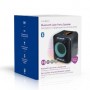 Haut-parleur BlueTooth® Party | Durée de lecture maximale de batterie: 5 heures | 150 W | Poignee de transport | Lumières de fête | Liable | Égaliseur | Noir / Orange