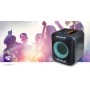 Haut-parleur BlueTooth® Party | Durée de lecture maximale de batterie: 5 heures | 150 W | Poignee de transport | Lumières de fête | Liable | Égaliseur | Noir / Orange