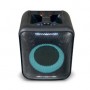 Haut-parleur BlueTooth® Party | Durée de lecture maximale de batterie: 5 heures | 150 W | Poignee de transport | Lumières de fête | Liable | Égaliseur | Noir / Orange