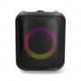 Haut-parleur BlueTooth® Party | Durée de lecture maximale de batterie: 5 heures | 150 W | Poignee de transport | Lumières de fête | Liable | Égaliseur | Noir / Orange