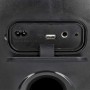Haut-parleur BlueTooth® Party | Durée de lecture maximale de batterie: 5 heures | 150 W | Poignee de transport | Lumières de fête | Liable | Égaliseur | Noir / Orange