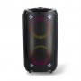 Haut-parleur BlueTooth® Party | Durée de lecture maximale de batterie: 5 heures | 240 W | Poignee de transport | Lumières de fête | Égaliseur | Noir / Orange