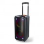Haut-parleur BlueTooth® Party | Durée de lecture maximale de batterie: 5 heures | 240 W | Poignee de transport | Lumières de fête | Égaliseur | Noir / Orange