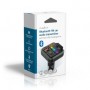 Transmetteur FM audio pour voiture | Fixe | Appels mains libres | 1 \" | Écran ambre | Bluetooth® | PD 18 W / PD 24 W | Charge rapide | Amplification des basses | Google Assistant / Siri | Noir
