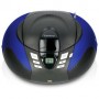 SCD-37 USB Blue Portable FM Radio CD and USB player Blue