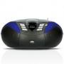 SCD-37 USB Blue Portable FM Radio CD and USB player Blue
