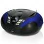 SCD-37 USB Blue Portable FM Radio CD and USB player Blue