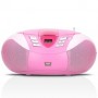 SCD-37 USB Pink Portable FM Radio CD and USB player Pink