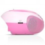 SCD-37 USB Pink Portable FM Radio CD and USB player Pink