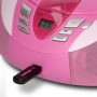SCD-37 USB Pink Portable FM Radio CD and USB player Pink