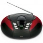 SCD-37 USB Rouge Radio FM Portable CD et Lecteur USB Rouge