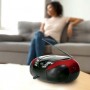 SCD-37 USB Rouge Radio FM Portable CD et Lecteur USB Rouge
