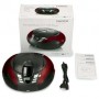 SCD-37 USB Rouge Radio FM Portable CD et Lecteur USB Rouge