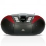 SCD-37 USB Rouge Radio FM Portable CD et Lecteur USB Rouge