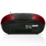 SCD-37 USB Rouge Radio FM Portable CD et Lecteur USB Rouge