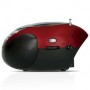 SCD-37 USB Rouge Radio FM Portable CD et Lecteur USB Rouge
