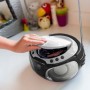 SCD-550SI Portable FM Radio CD/MP3/USB/Bluetooth® lecteur avec éclairage LED Argent