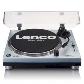L-3809ME Platine vinyle à entraînement direct avec encodage USB / PC Bleu métallisé